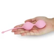 Kép 1/7 - Lovetoy - Iwhizz Luna 7,8" - szilikon gésagolyó duó belső súlyokkal - (pink)