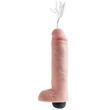 Kép 4/5 - Pipedream - King Cock - 10&quot; Squirting Cock With Balls - rögzíthető, spriccelő, élethű, herés dildó (natúr)