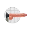 Kép 2/5 - Pipedream - King Cock - 10&quot; Vibrating Cock With Balls - rögzíthető, élethű, herés vibrátor (25cm) - natúr