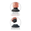 Kép 4/5 - Pipedream - King Cock - 10&quot; Vibrating Cock With Balls - rögzíthető, élethű, herés vibrátor (25cm) - natúr
