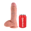 Kép 2/5 - Pipedream - King Cock - 8&quot; Cock With Balls - rögzíthető, élethű, herés dildó (natúr)