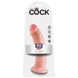 Kép 3/5 - Pipedream - King Cock - 9&quot; Cock - tapadókorongos, ívelt, élethű dildó (23cm) - natúr