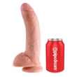 Kép 2/5 - Pipedream - King Cock - 9&quot; Cock With Balls - rögzíthető, élethű, herés dildó (natúr)