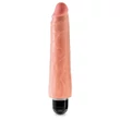 Kép 1/2 - Pipedream - King Cock - 9&quot; Vibrating Cock - merev, élethű vibrátor (natúr)