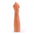 Kép 2/6 - Lovetoy - King Size Realistic Bitch Fist - élethű, rugalmas öklöző dildó (30,5cm) - natúr