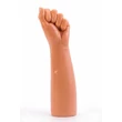 Kép 4/6 - Lovetoy - King Size Realistic Bitch Fist - élethű, rugalmas öklöző dildó (30,5cm) - natúr