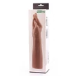 Kép 6/6 - Lovetoy - King Size Realistic Magic Hand - élethű, rugalmas öklöző dildó (36cm) - natúr