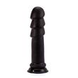 Lovetoy - King-Sized Anal Ripples - tapadókorongos, hajlékony "análhullám" (28,5) - fekete