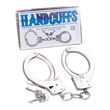 Kép 2/2 - Seven Creations - Large Metal Handcuffs with Keys - fém csuklóbilincs