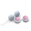 Kép 4/4 - Lovetoy - Luna Beads II - szilikon gésagolyó duó szett belső súlyokkal - (pink/szürke)