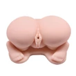 Kép 1/9 - Crazy Bull - Men's Masturbator with Bullet 4 - élethű vagina és ánusz maszturbátor dupla wired vibrotojással (natúr)