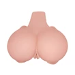 Kép 4/9 - Crazy Bull - Men's Masturbator with Bullet 4 - élethű vagina és ánusz maszturbátor dupla wired vibrotojással (natúr)