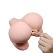 Kép 6/9 - Crazy Bull - Men's Masturbator with Bullet 4 - élethű vagina és ánusz maszturbátor dupla wired vibrotojással (natúr)
