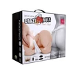 Kép 9/9 - Crazy Bull - Men's Masturbator with Bullet 4 - élethű vagina és ánusz maszturbátor dupla wired vibrotojással (natúr)