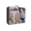 Kép 6/9 - Crazy Bull - Men's Masturbator with Bullet 5 - élethű vagina és ánusz maszturbátor dupla wired vibrotojással (natúr)
