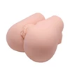 Kép 8/9 - Crazy Bull - Men's Masturbator with Bullet 5 - élethű vagina és ánusz maszturbátor dupla wired vibrotojással (natúr)