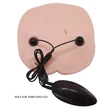 Kép 3/9 - Crazy Bull - Men's Masturbator with Bullet 1 - élethű vagina és ánusz maszturbátor dupla wired vibrotojással (natúr)