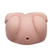Kép 4/9 - Crazy Bull - Men's Masturbator with Bullet 1 - élethű vagina és ánusz maszturbátor dupla wired vibrotojással (natúr)