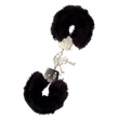 Kép 1/2 - Nmc - The Original furry Handcuffs - fém bilincs püssel (fekete)