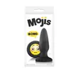 Kép 2/2 - NS Toys - Moji's - #OMG - rögzíthető, szilikon análkúp díszített talppal (10,5cm) - fekete