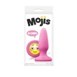 Kép 1/2 - NS Toys - Moji's - #OMG - rögzíthető, szilikon análkúp díszített talppal (10,5cm) - pink