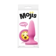 Kép 2/2 - NS Toys - Moji's - #WTF - rögzíthető, szilikon análkúp díszített talppal (10,5cm) - pink