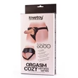 Kép 2/5 - Lovetoy - Orgasm Cozy Harness Series - állítható, felcsatolható hám (4 gyűrűvel) - fekete