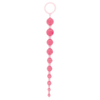 Nmc - Oriental Jelly Butt Beads 10,5" - 10 szemes análsor (pink)
