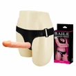 Kép 5/8 - Baile - Passionate Harness - felcsatolható, élethű dildó állítható hevederrel (natúr)
