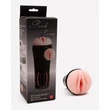 Kép 1/9 - Debra - Pink Pussy - bordázott, vibrációs vagina maszturbátor (natúr)