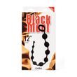 Chisa Novelties - Black Mont - 10 gyöngyös, szilikon análsor (fekete)