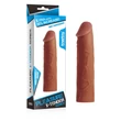Kép 1/2 - Lovetoy - Pleasure X-Tender Penis Sleeve #1 - élethű péniszköpeny (17cm) - barna