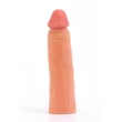 Kép 3/7 - Lovetoy - Pleasure X-Tender Penis Sleeve #1 - élethű péniszköpeny (17cm) - natúr