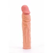 Kép 4/6 - Lovetoy - Pleasure X-Tender Penis Sleeve #3 - élethű péniszköpeny (18,5cm) - natúr
