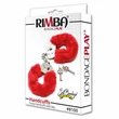 Kép 1/2 - Rimba - Police Handcuffs with Soft Red Fur - fém bilincs plüssel (piros)