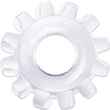 Kép 2/4 - Lovetoy - Power Plus Cock Ring Series #6 - érdes péniszgyűrű (áttetsző)