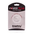Kép 4/4 - Lovetoy - Power Plus Cock Ring Series #6 - érdes péniszgyűrű (áttetsző)