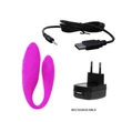 Kép 3/6 - Pretty Love - Chad - szilikon, 30 funkciós, távirányítású párvibrátor (USB) - pink