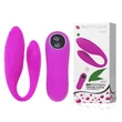 Kép 5/6 - Pretty Love - Chad - szilikon, 30 funkciós, távirányítású párvibrátor (USB) - pink