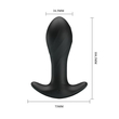 Pretty Love - Anal Plug Massager - 12 funkciós vibrációs análkúp (USB) - fekete