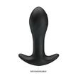 Pretty Love - Anal Plug Massager - 12 funkciós vibrációs análkúp (USB) - fekete