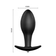 Kép 9/9 - Pretty Love - Vibrating Anal Stimulation Plug 1 - 12 funkciós, távirányítású vibrációs análdugó (fekete)