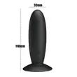 Kép 2/5 - Pretty Love - Butt Plug Massager - 12 funkciós, rögzíthető, vibrációs análdugó (USB) - fekete