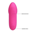 Kép 4/9 - Pretty Love - Isaac - 7+7 funkciós csiklóizgató vibrátor memória és tisztító funkcióval (USB) - pink