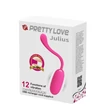 Kép 3/9 - Pretty Love - Julius - 12 funkciós, szilikon vibrotojás (USB) - pink