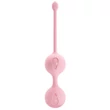 Kép 1/5 - Pretty Love - Kegel Tighten Up I Pink 3 - szilikon gésagolyó duó belső súlyokkal (pink)