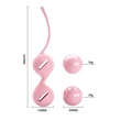 Kép 4/5 - Pretty Love - Kegel Tighten Up I Pink 1 - szilikon gésagolyó duó belső súlyokkal (pink)