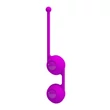 Kép 1/7 - Pretty Love - Kegel Tighten Up III - szilikon gésagolyó duó belső súlyokkal (lila)