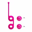 Kép 2/7 - Pretty Love - Kegel Tighten Up III - szilikon gésagolyó duó belső súlyokkal (pink)