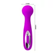 Kép 2/7 - Pretty Love - Wade - szilikon, 12 funkciós masszírozó vibrátor (USB) - lila